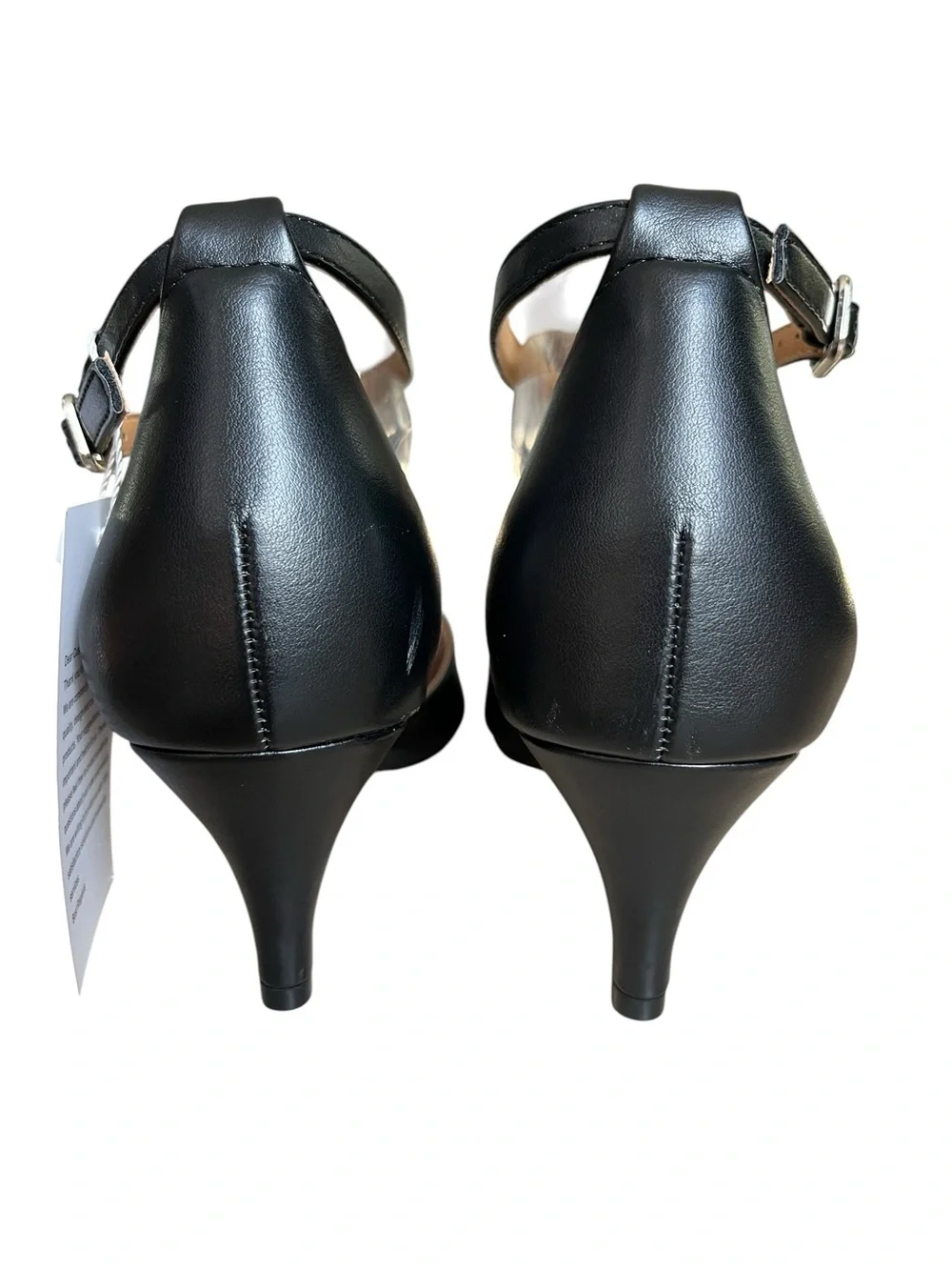 Greatonu women's kitten heel pumps featuring a pointed toe and strappy crossover